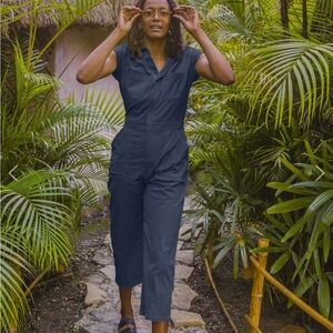 Title Nine Evelyn Jumpsuit Midnight, L
